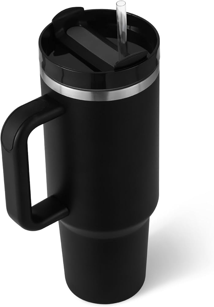40oz Insulated Tumbler - Stainless Steel Vacuum Mug with Handle
