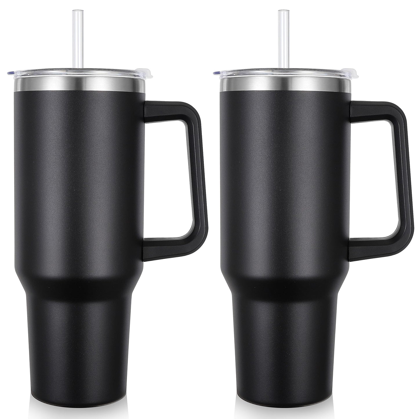 40oz Insulated Tumbler - Stainless Steel Vacuum Mug with Handle
