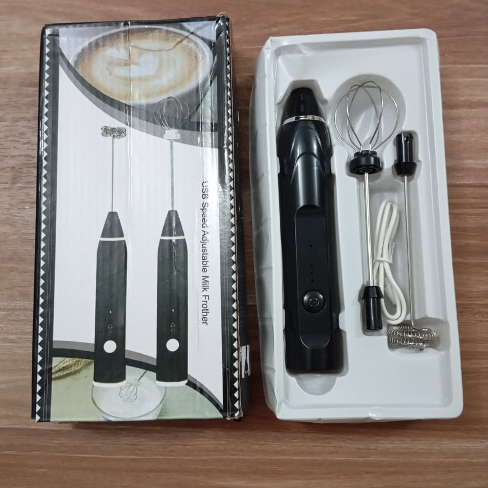 USB Electric Milk Frother & Coffee Beater 2-in-1