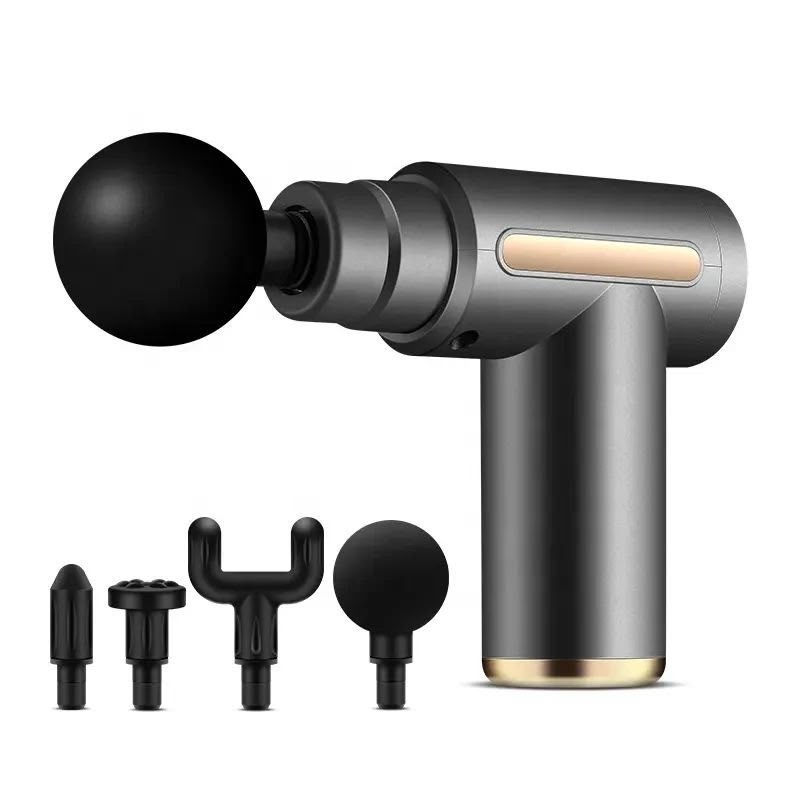 Mini Massage Gun - 4 Heads Deep Tissue Muscle Massager